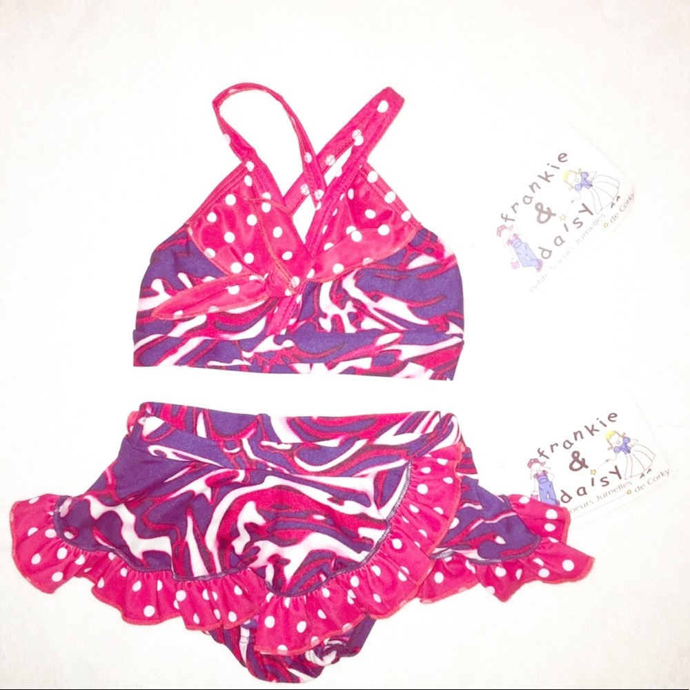 NEW FRANKIE & DAISY Toddler Bikini-Size 2T